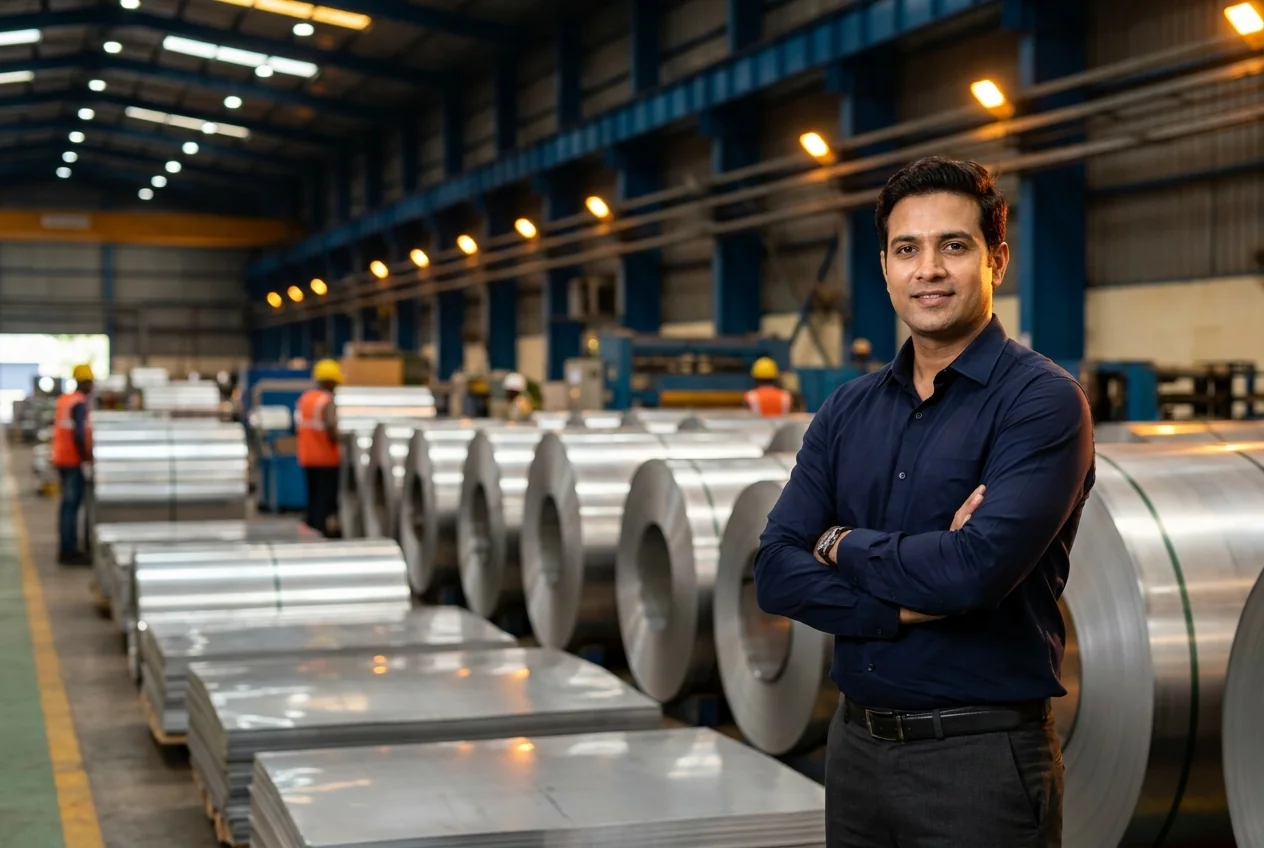 Prasad Steel — genuine JSL Jindal stainless steel coils and sheets in stock, Kanpur