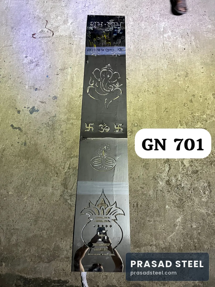 Decorative stainless steel Ganesh design panel GN701 in JSL 304 Kanpur